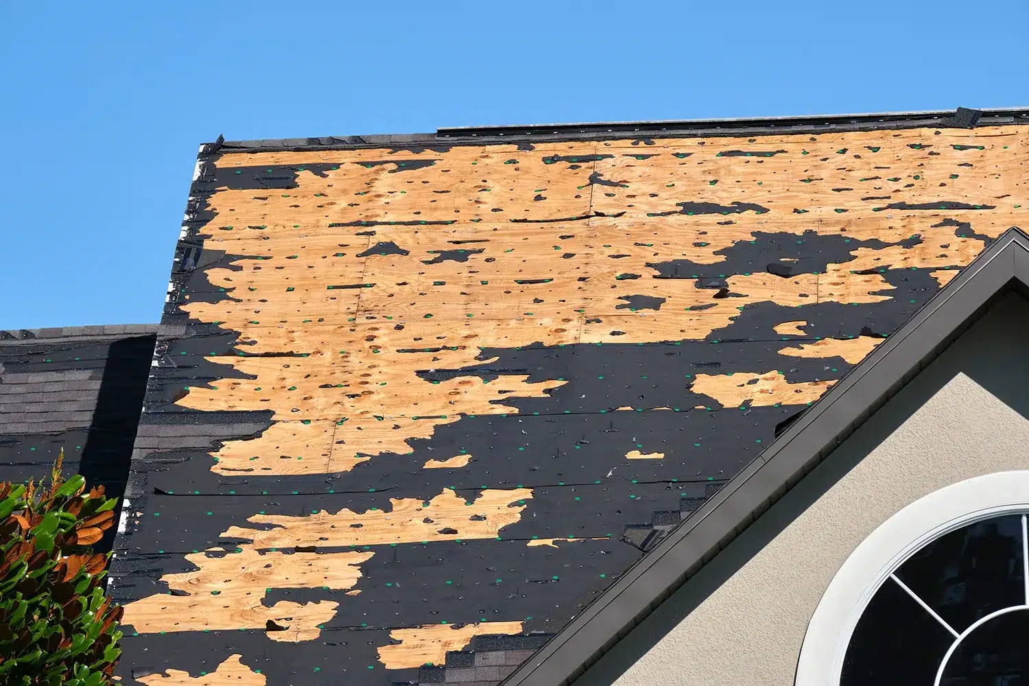 storm damage roof repair - 2